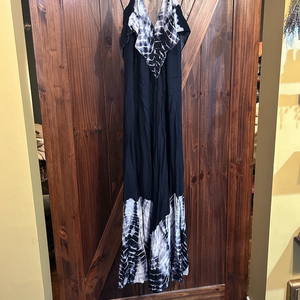 Tie dye maxi dress